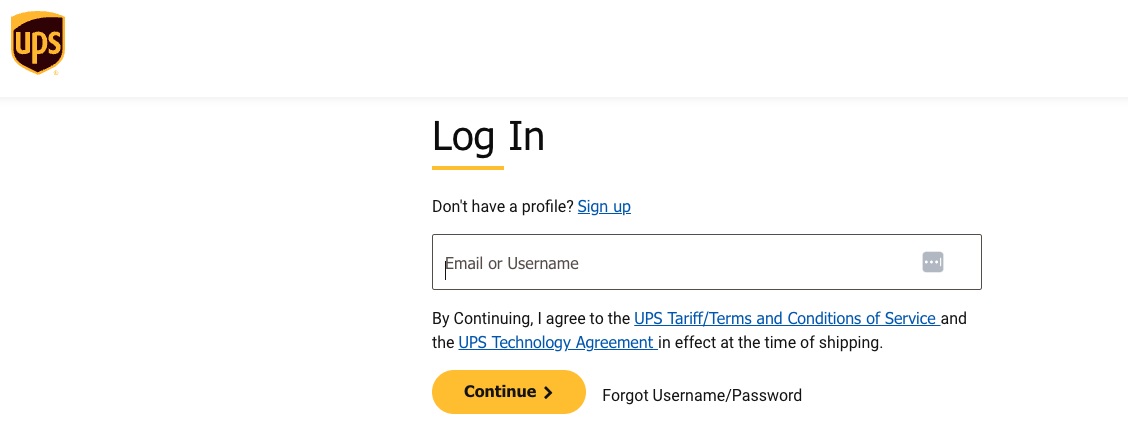 UPS Account Migration