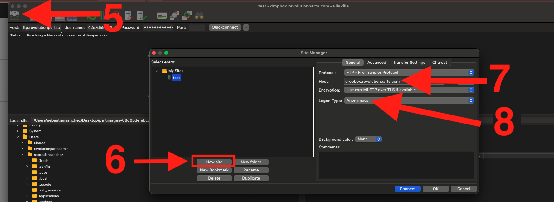 Bulk Upload Images Via FTP Using FileZilla