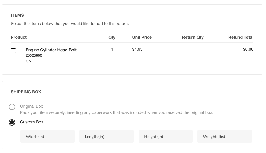 Buyer-Initiated Returns