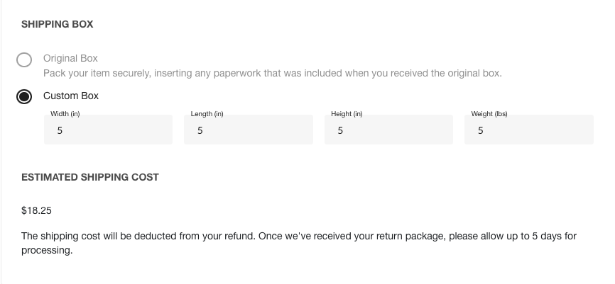 Buyer-Initiated Returns