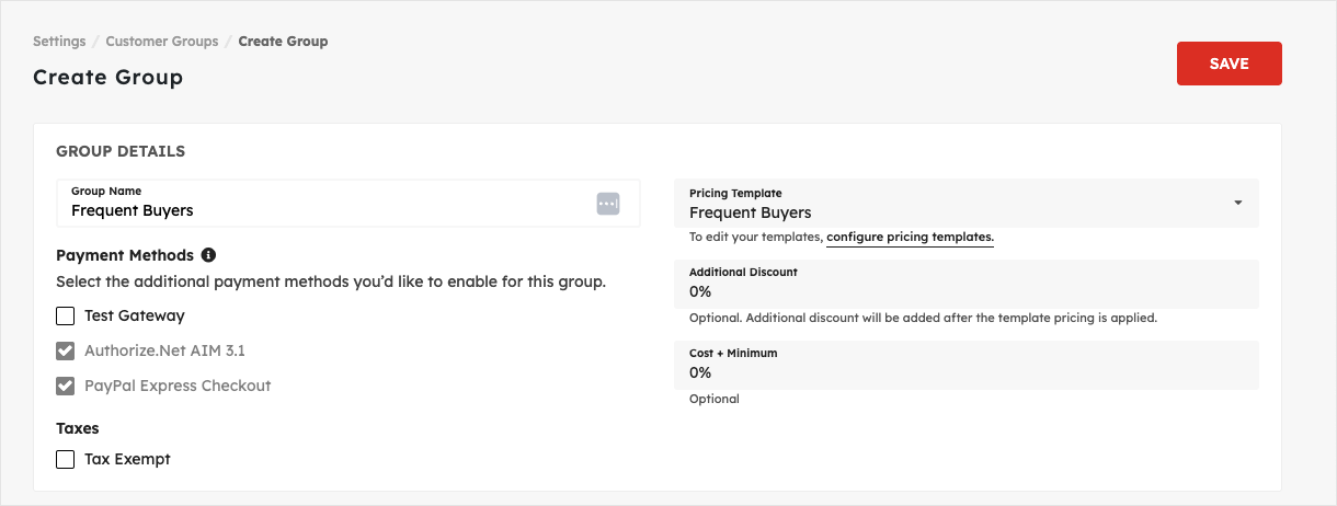 How to Set Up Customer Groups