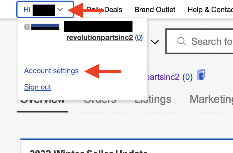 Changing Your eBay Store Name