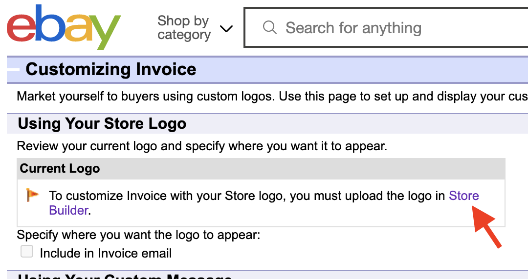 Changing Your eBay Store Name